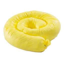 Boudin de feuilles absorbantes, version produits chimiques, 1200 mm, Ø 75 mm, lot de 20