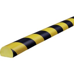SHG Protection des surfaces Knuffi®, type C, découpe au mètre linéaire, noir / jaune