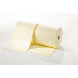Feuille absorbante BASIC, rouleau de feuilles, pour produits chimiques, 400 mm x 40 m, lot de 2 rouleaux