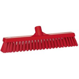 Vikan Balai, largeur 410 mm, souple/dur, lot de 10, rouge