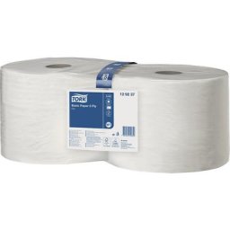 TORK Serviettes papier / chiffons multi-usages, cellulose, 2 plis, blanc, lot de 2