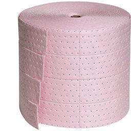 PIG Rouleau absorbant pour produits chimiques RIP-&-FIT® HazMat, modèle Heavy Weight, en carton distributeur, longueur 46 m, largeur 380 mm