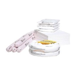 PIG Petit kit de réapprovisionnement pour kit d'urgence, version huile, absorbe 79,6 l