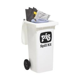 PIG Kit d'urgence mobile, petite taille, version universelle, absorbe 87,9 l