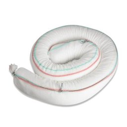 Barrage anti-pollution pour huile à remplissage de flocons de polypropylène, 5000 mm, lot de 2, Ø 200 mm, 216 l/lot