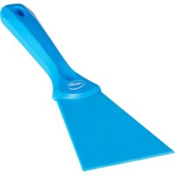 Vikan Grattoir manuel à lame en nylon, largeur 100 mm, lot de 10, bleu