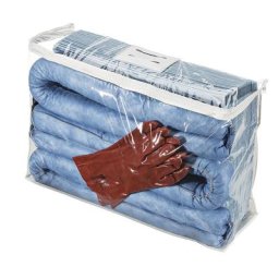 Kit d'urgence anti-fuites, en sac, capacité d'absorption 50 l, version huile