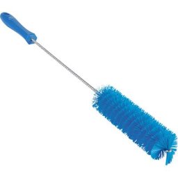 Vikan Brosse tubulaire avec manche, dur, Ø 40 mm, lot de 15, bleu