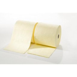 Feuille absorbante FIRST, rouleau de feuilles, version medium, pour produits chimiques, 400 mm x 60 m, lot de 2 rouleaux