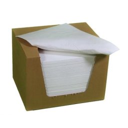 Feuilles absorbantes, l x L 400 x 500 mm, lot de 100, heavy, prédécoupage central