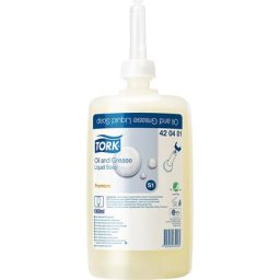 TORK Savon liquide dégraissant pour l'industrie, pour nettoyer huile, peinture, salissures tenaces, lot de 6 flacons de 1 l
