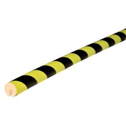 SHG Protection des arêtes Knuffi®, type B+, pièce de 1 m, noir/fluorescent