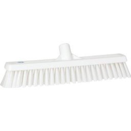 Vikan Balai, largeur 410 mm, souple/dur, lot de 10, blanc