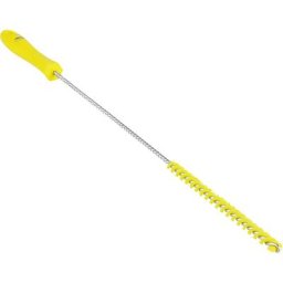 Vikan Brosse tubulaire avec manche, dur, Ø 10 mm, lot de 15, jaune
