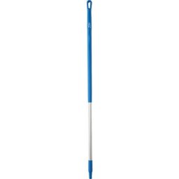 Vikan Manche ergonomique en aluminium, Ø 31 mm, longueur 1310 mm, lot de 10, bleu