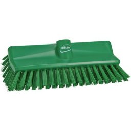 Vikan Brosse High Low / balai-brosse angulaire, moyen, lot de 10, vert