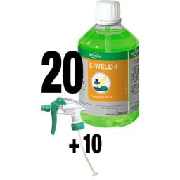 Bio-Circle Vaporisateur de protection pour soudures E-WELD 4, lot de 20 + 10 vaporisateurs, à base de matières brutes renouvelables