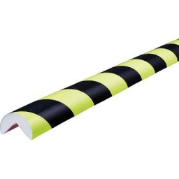 SHG Protection des coins Knuffi®, type A, 1 rouleau de 50 m, noir/fluorescent