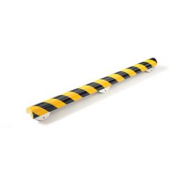SHG Protection des coins Knuffi® avec rail de montage, type A+, pièce de 1 m, noir/jaune