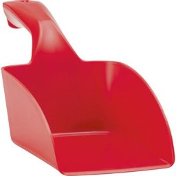 Vikan Pelle manuelle de qualité alimentaire, capacité 1 l, lot de 12, rouge
