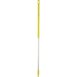 Vikan Manche ergonomique en aluminium, Ø 31 mm, longueur 1510 mm, lot de 10, jaune