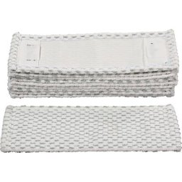 Frange microfibre, lot de 10, ACTIVE avec logements/languettes, largeur 400 mm