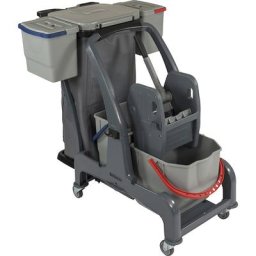 Chariot d'entretien CombiX XL, 1 seau de 18 litres / 1 seau de 25 litres, avec presse à essorer