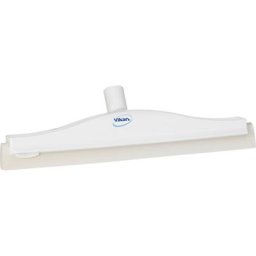 Vikan Raclette à embout rechangeable, avec articulation rotative, longueur 400 mm, lot de 10, blanc