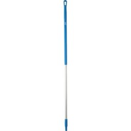 Vikan Manche ergonomique en aluminium, Ø 31 mm, longueur 1510 mm, lot de 10, bleu