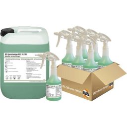 IBS Scherer Produit nettoyant industriel / pour machines WAS 50.100, 1 jerrycan de 20 l, 6 vaporisateurs de 500 ml, valeur pH < 11,5
