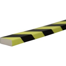 SHG Protection des surfaces Knuffi®, type D, découpe au mètre linéaire, noir/fluorescent