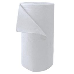 Feuille absorbante FIRST, rouleau de feuilles, version medium, pour huile, 800 mm x 60 m, blanc
