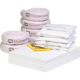 PIG Kit de réapprovisionnement pour diable, version huile, absorbe 54,3 l