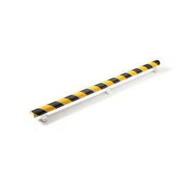 SHG Protection des coins Knuffi® avec rail de montage, type A, pièce de 1 m, noir/jaune