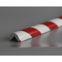 SHG Protection des coins Knuffi®, type A, pièce de 1 m, rouge/blanc, magnétique
