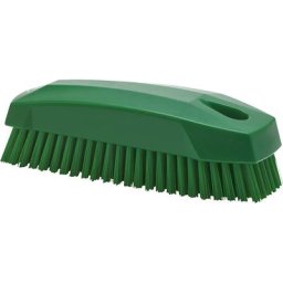 Vikan Brosse à ongles / à mains S, dur, lot de 25, vert
