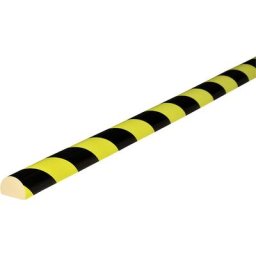 SHG Protection des surfaces Knuffi®, type C, découpe au mètre linéaire, noir / fluorescent