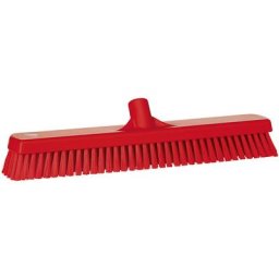 Vikan Balai-brosse pour murs et planchers, dur, lot de 8, rouge