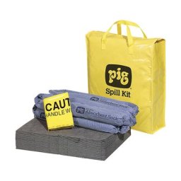 PIG Kit d'urgence dans un sac de transport, version universelle, absorbe 34,7 l