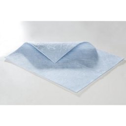 Feuille absorbante FIRST, feuilles serviettes, version heavy duty, pour huile, 500 x 400 mm, bleu, 2 lots de 50