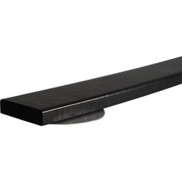 SHG Protection des surfaces Knuffi® avec rail de montage, type S, pièce de 1 m, noir