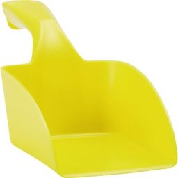 Vikan Pelle manuelle de qualité alimentaire, capacité 1 l, lot de 12, jaune
