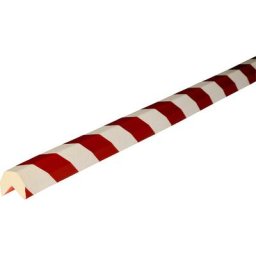 SHG Protection des coins Knuffi®, type AA, découpe au mètre linéaire, rouge / blanc