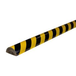 SHG Protection des surfaces Knuffi®, type C+, pièce de 1 m, jaune/noir, réfléchissant