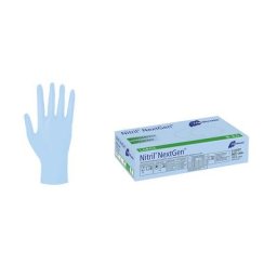 Gants jetables en nitrile Meditrade, lot de 1000, qualité alimentaire certifiée, bleu, taille L, à partir de 10 lots