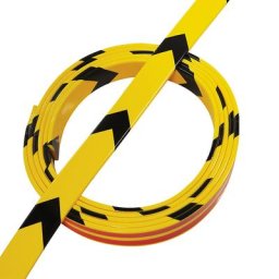 SHG Système d'orientation Knuffi® ONEWAY, 1 rouleau de 5 m, noir/jaune
