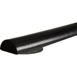 SHG Protection des surfaces Knuffi® avec rail de montage, type C+, pièce de 1 m, noir