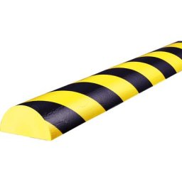 SHG Protection des surfaces Knuffi®, type C+ SOFT, pièce de 1 mètre, noir/jaune