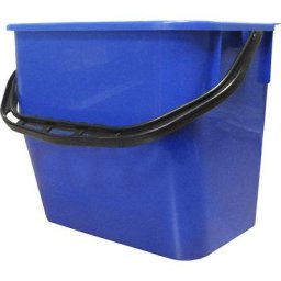 Seau, capacité 15 l, lot de 2, bleu