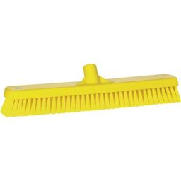 Vikan Balai-brosse pour murs et planchers, dur, lot de 8, jaune